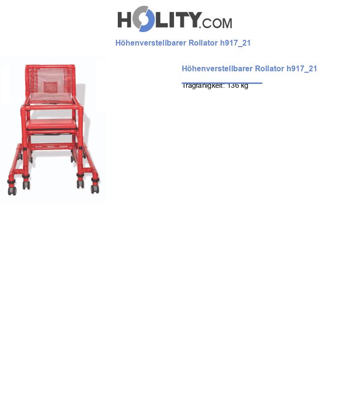 Höhenverstellbarer Rollator h917_21