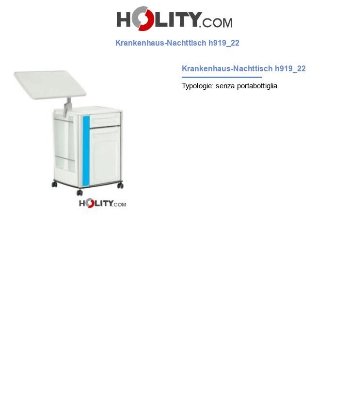 Krankenhaus-Nachttisch h919_22