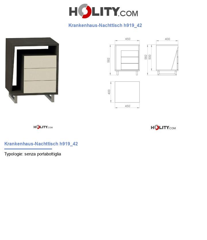 Krankenhaus-Nachttisch h919_42