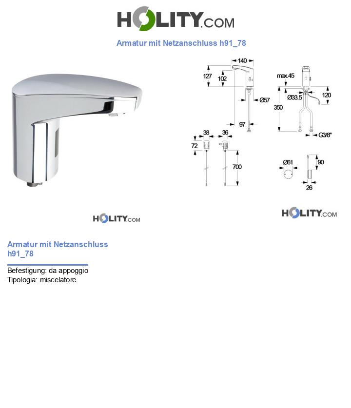 Armatur mit Netzanschluss h91_78