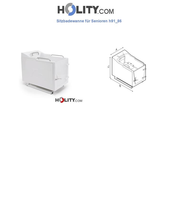 Sitzbadewanne für Senioren h91_86