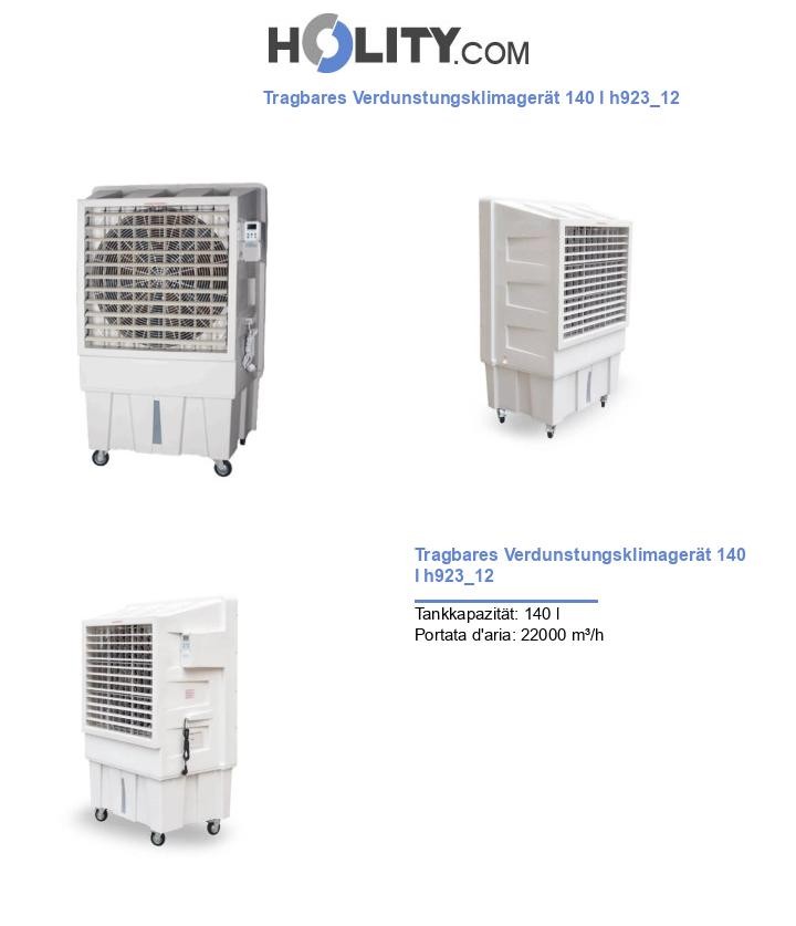 Tragbares Verdunstungsklimagerät 140 l h923_12