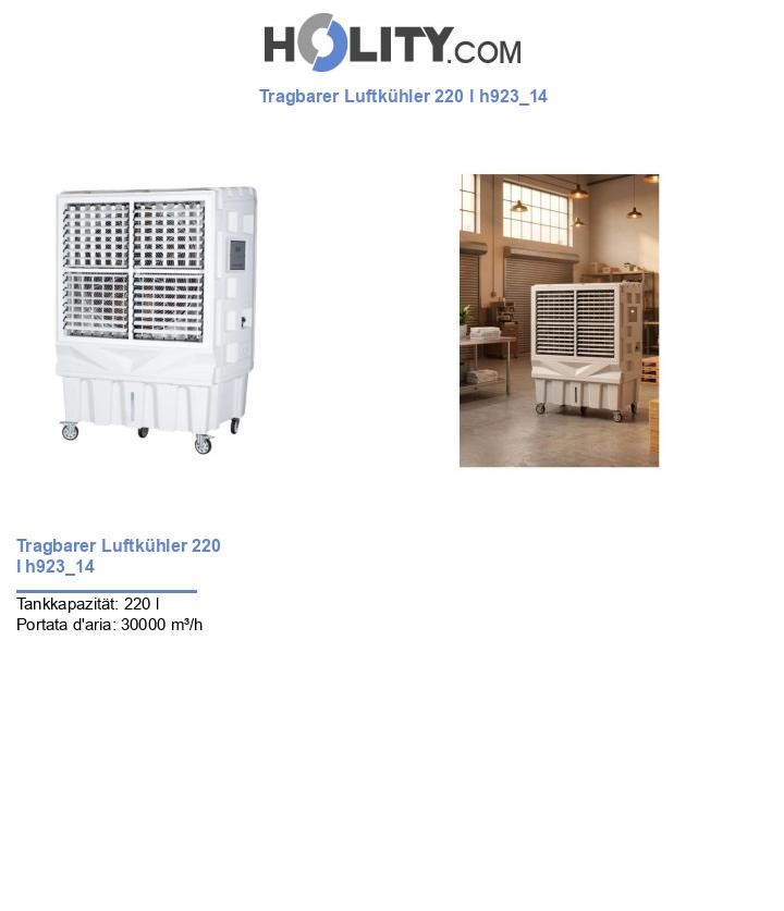 Tragbarer Luftkühler 220 l h923_14