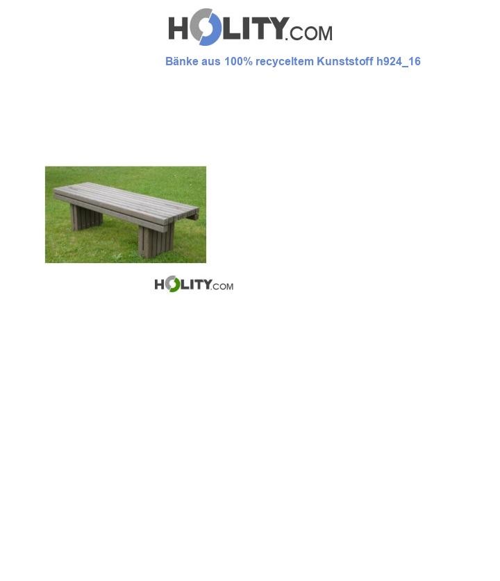 Bänke aus 100% recyceltem Kunststoff h924_16