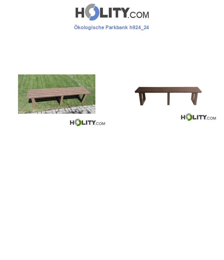 Ökologische Parkbank h924_24