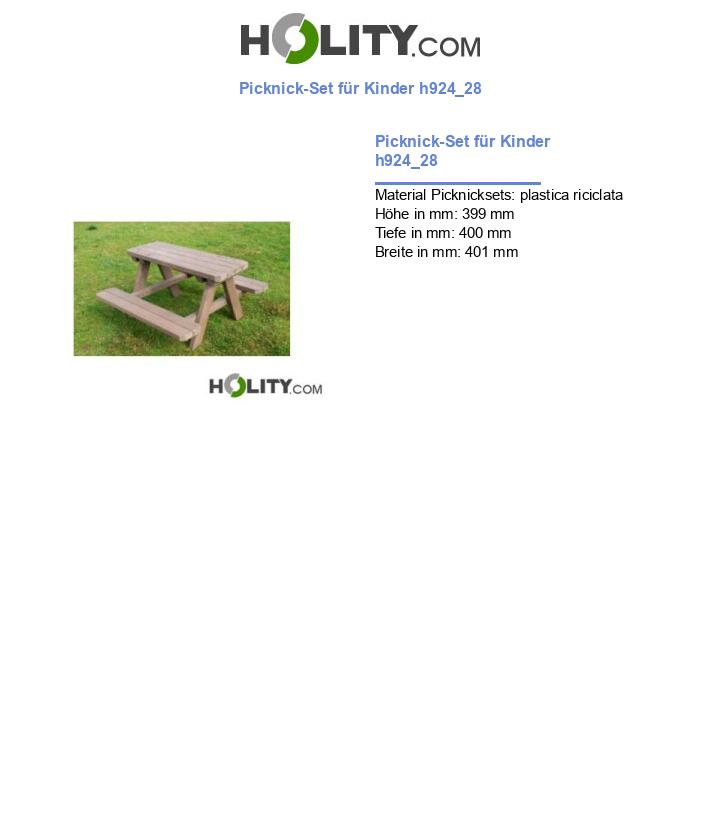 Picknick-Set für Kinder h924_28