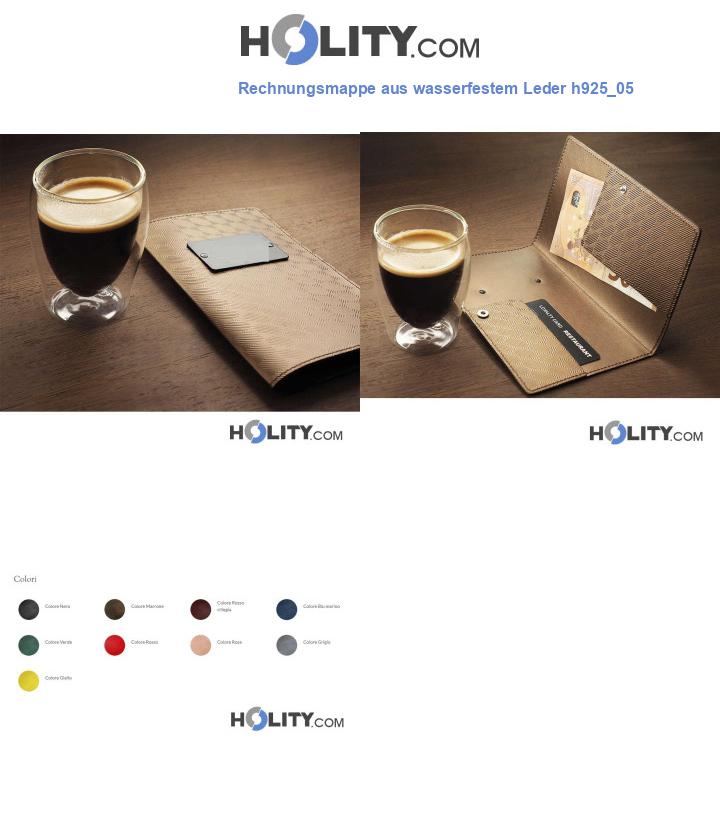 Rechnungsmappe aus wasserfestem Leder h925_05