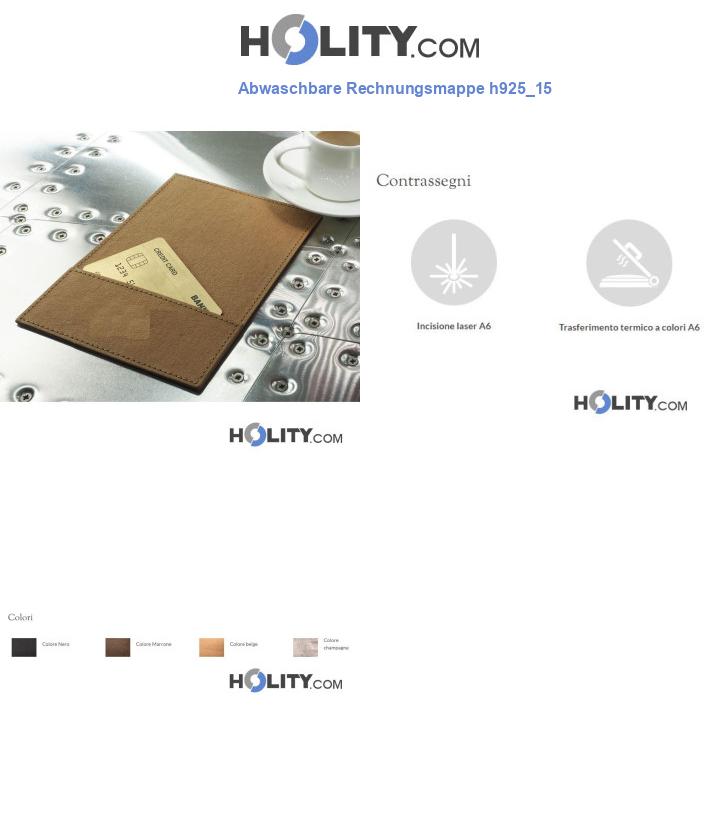 Abwaschbare Rechnungsmappe h925_15