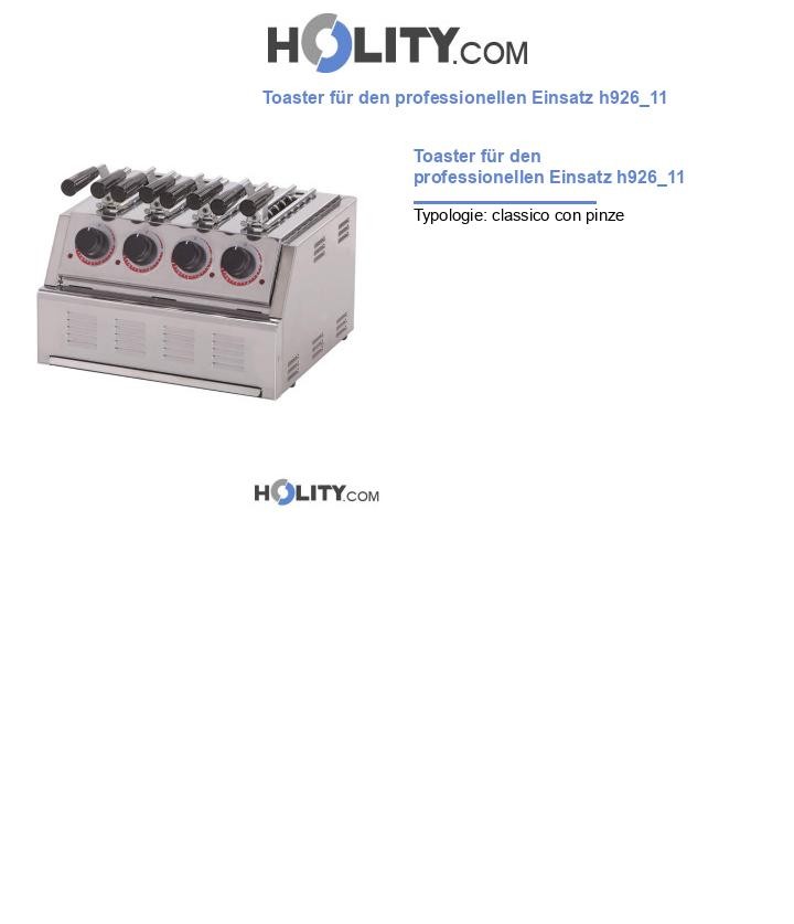 Toaster für den professionellen Einsatz h926_11