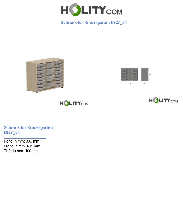 Schrank für Kindergarten h927_04
