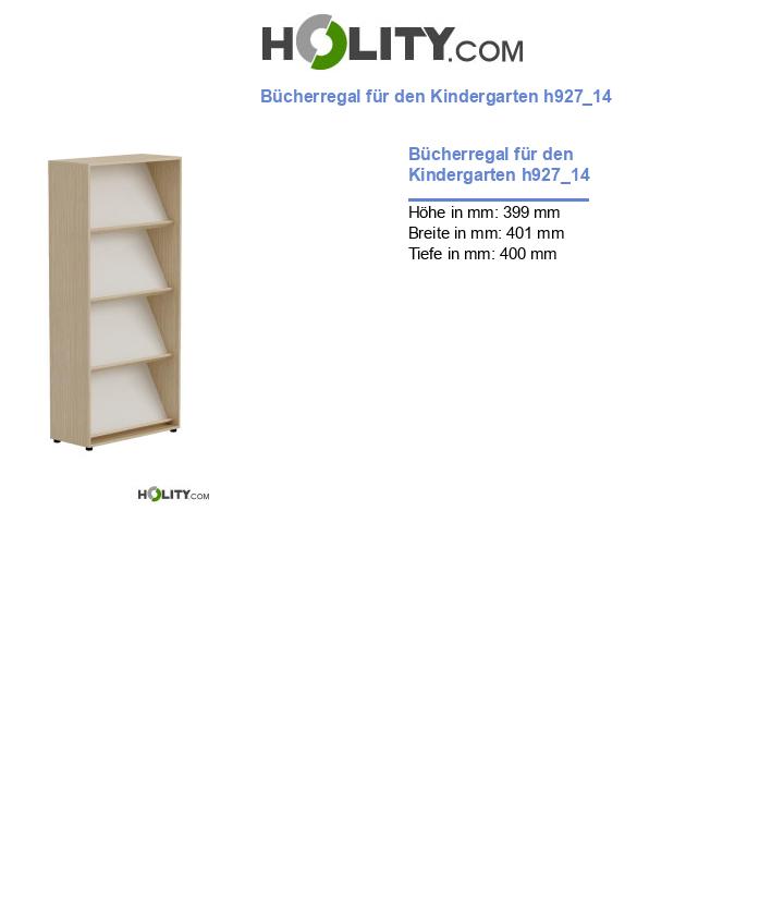 Bücherregal für den Kindergarten h927_14