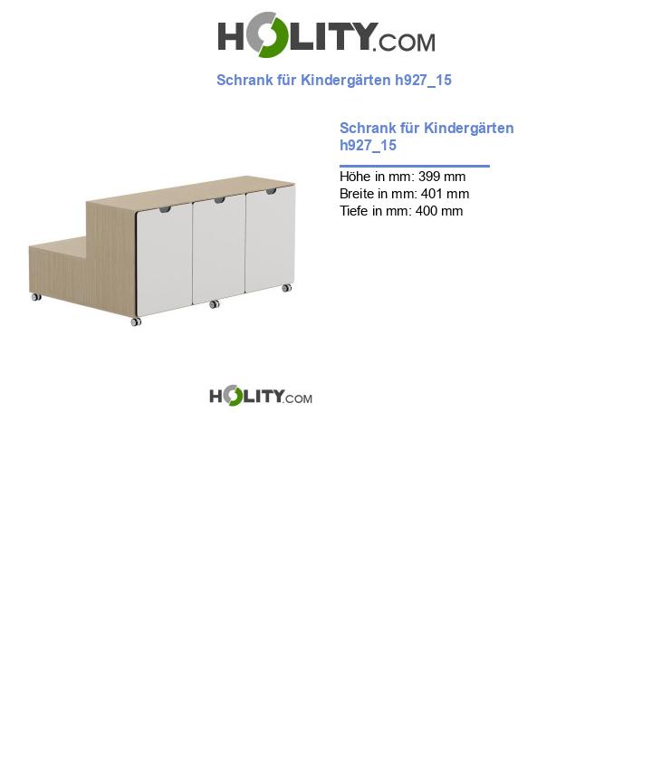 Schrank für Kindergärten h927_15