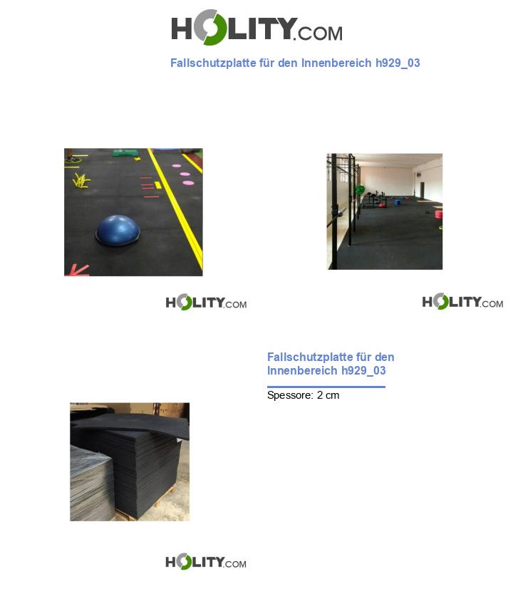 Fallschutzplatte für den Innenbereich h929_03
