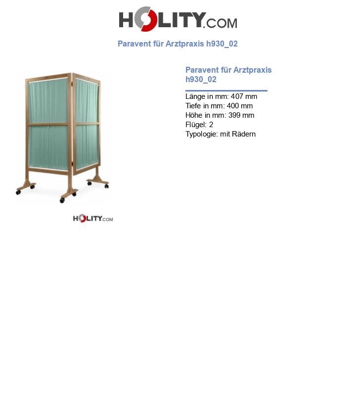 Paravent für Arztpraxis h930_02