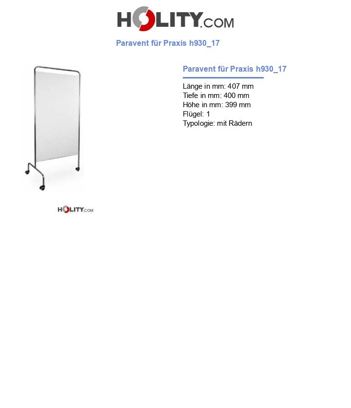 Paravent für Praxis h930_17
