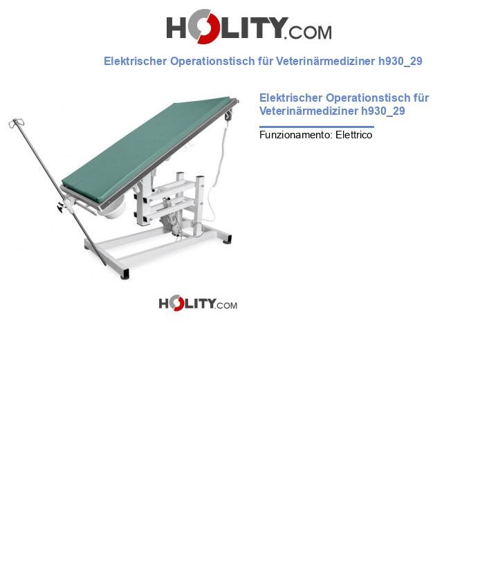 Elektrischer Operationstisch für Veterinärmediziner h930_29