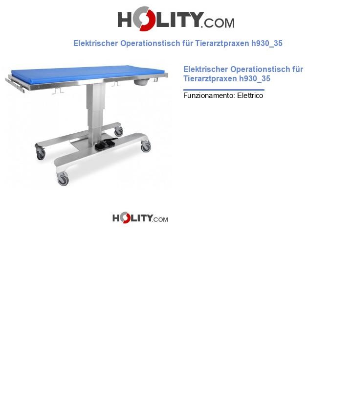 Elektrischer Operationstisch für Tierarztpraxen h930_35