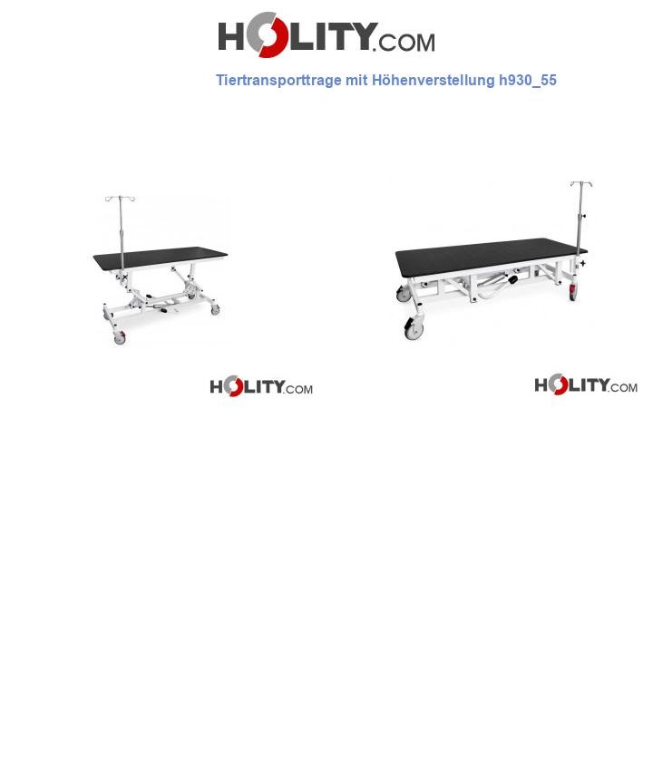 Tiertransporttrage mit Höhenverstellung h930_55