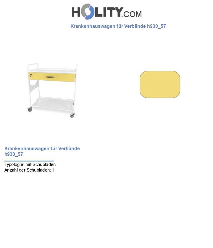 Krankenhauswagen für Verbände h930_57