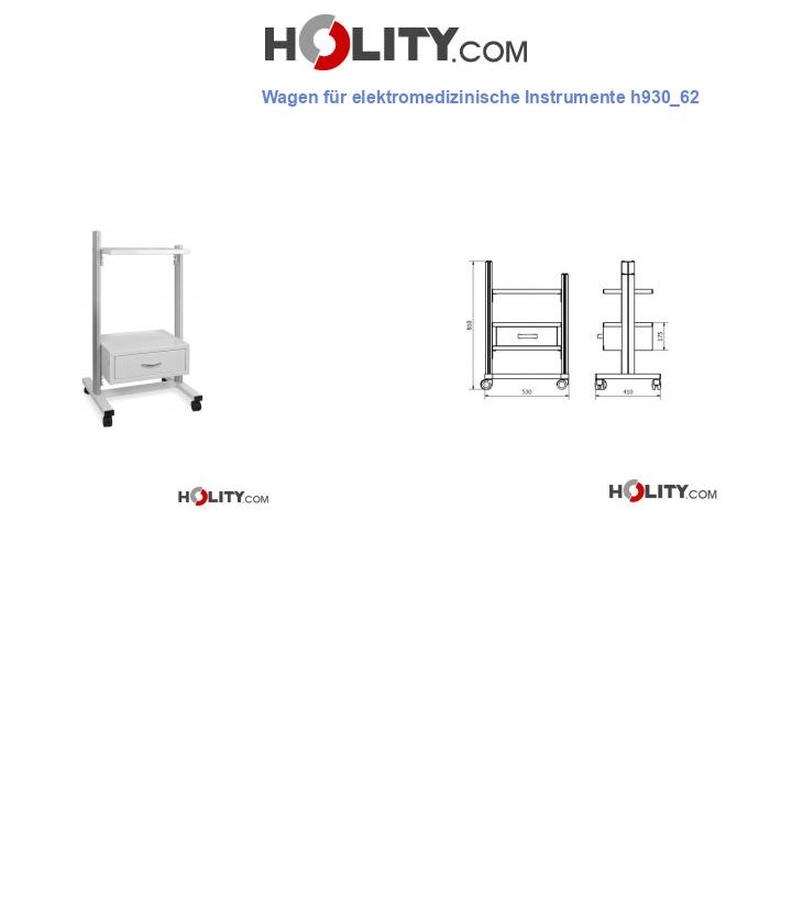 Wagen für elektromedizinische Instrumente h930_62