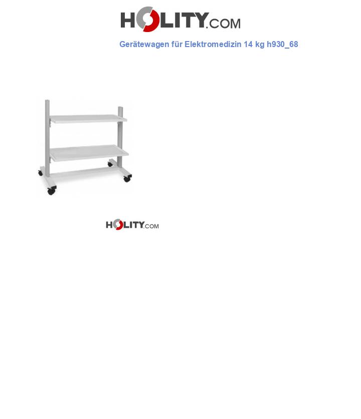 Gerätewagen für Elektromedizin 14 kg h930_68