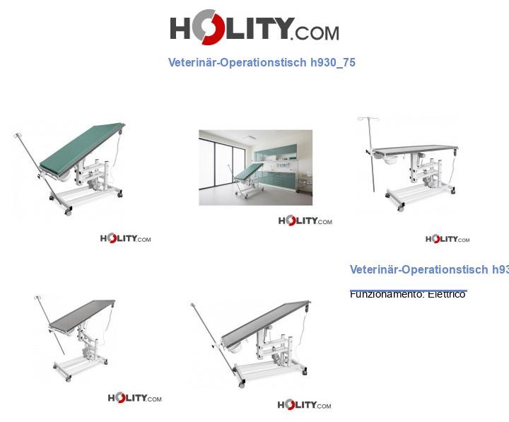 Veterinär-Operationstisch h930_75