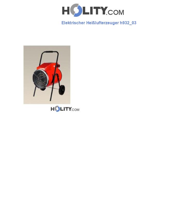 Elektrischer Heißlufterzeuger h932_03