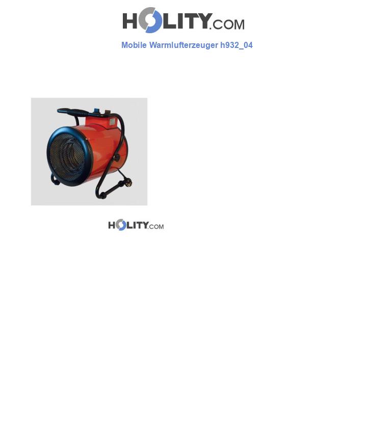 Mobile Warmlufterzeuger h932_04