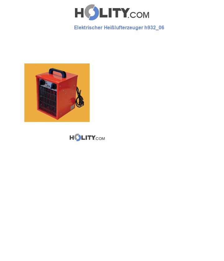Elektrischer Heißlufterzeuger h932_06