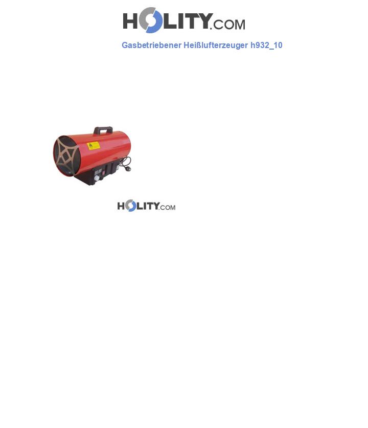 Gasbetriebener Heißlufterzeuger h932_10