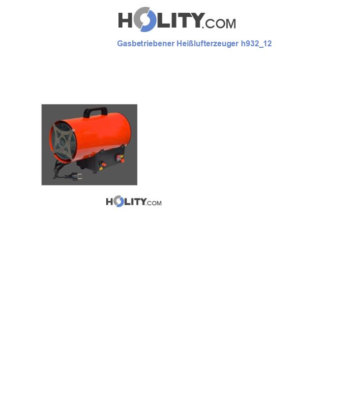 Gasbetriebener Heißlufterzeuger h932_12