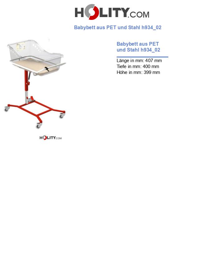 Babybett aus PET und Stahl h934_02
