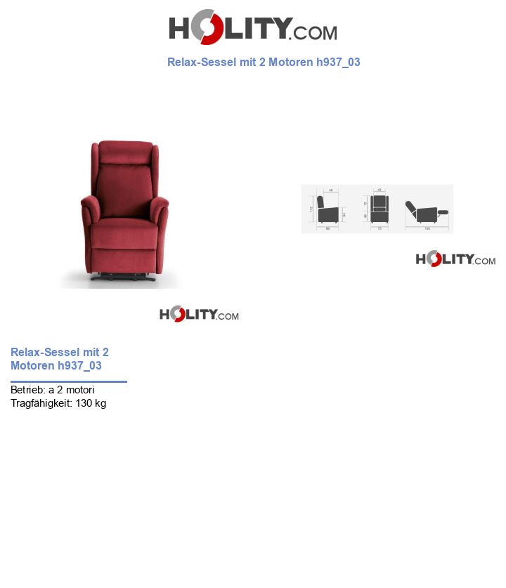 Relax-Sessel mit 2 Motoren h937_03