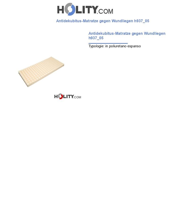Antidekubitus-Matratze gegen Wundliegen h937_05