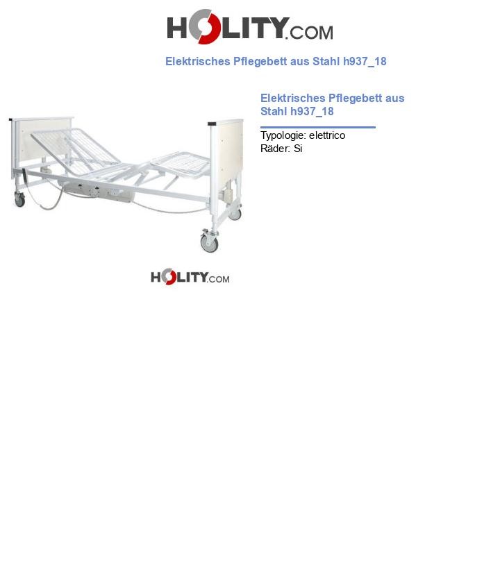 Elektrisches Pflegebett aus Stahl h937_18