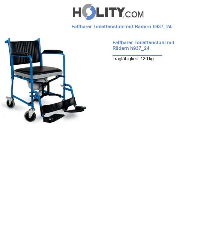 Faltbarer Toilettenstuhl mit Rädern h937_24