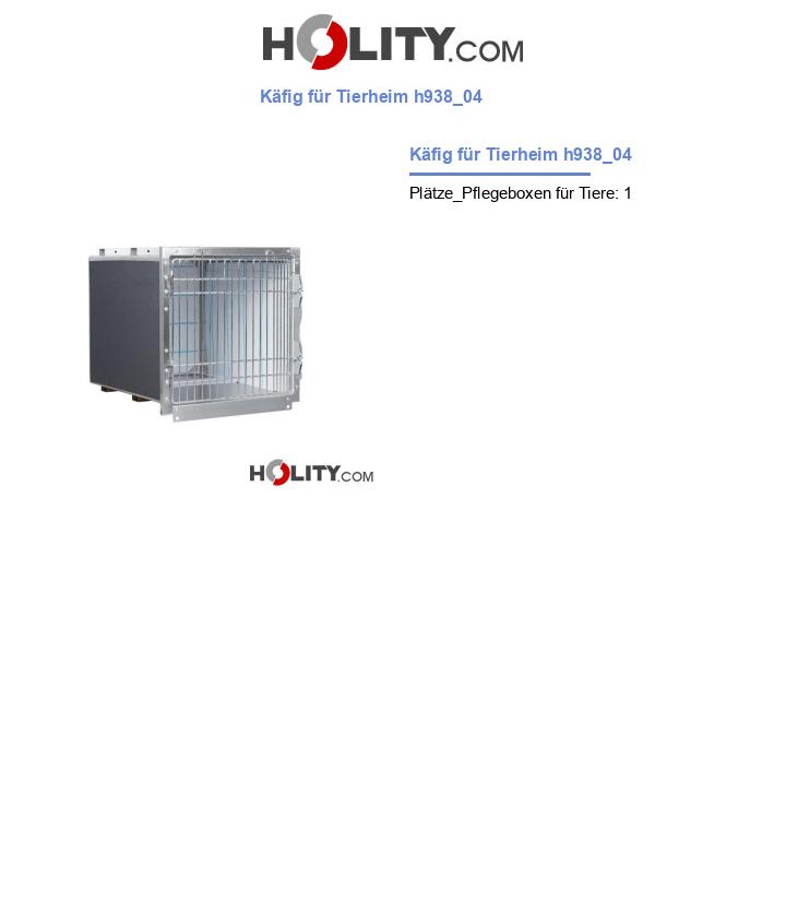 Käfig für Tierheim h938_04