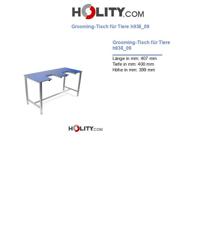 Grooming-Tisch für Tiere h938_09