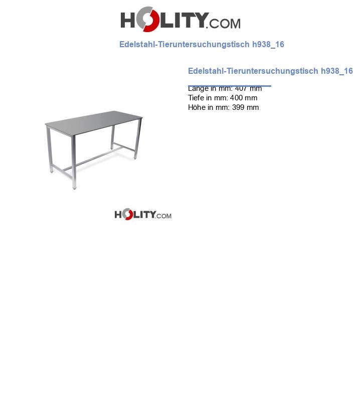 Edelstahl-Tieruntersuchungstisch h938_16