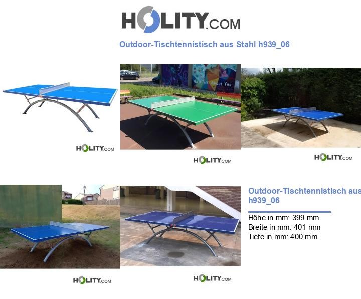 Outdoor-Tischtennistisch aus Stahl h939_06