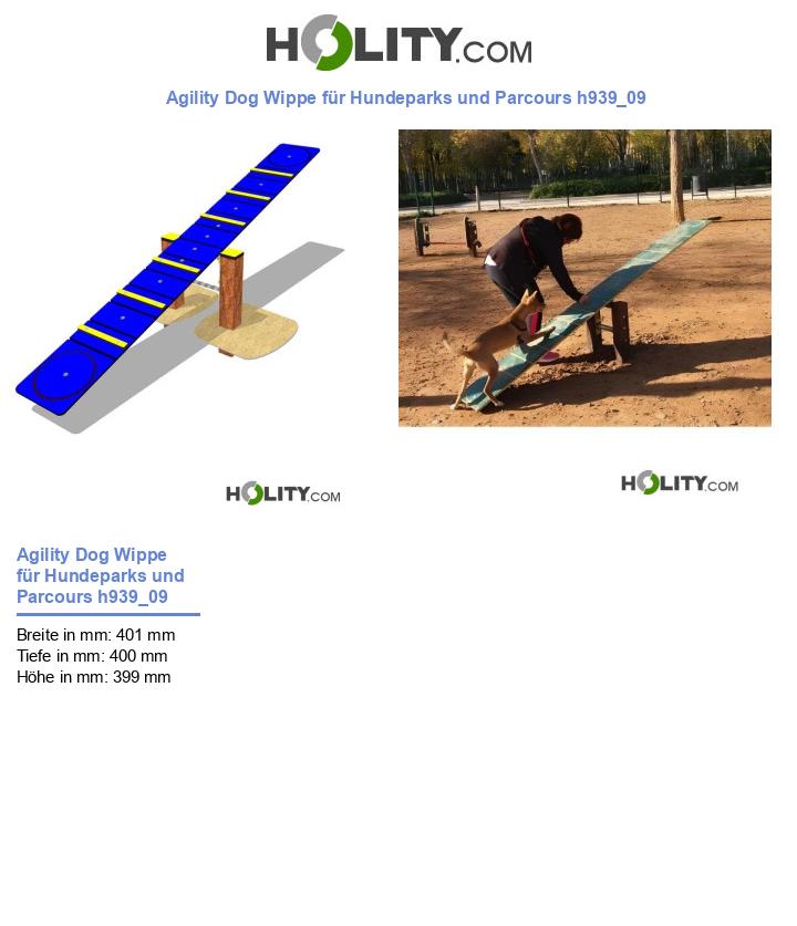 Agility Dog Wippe für Hundeparks und Parcours h939_09