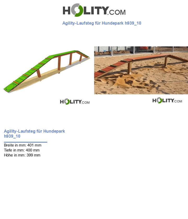 Agility-Laufsteg für Hundepark h939_10