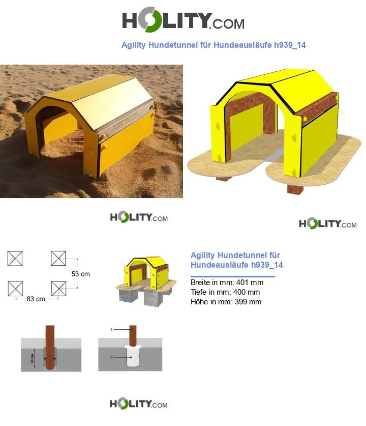Agility Hundetunnel für Hundeausläufe h939_14