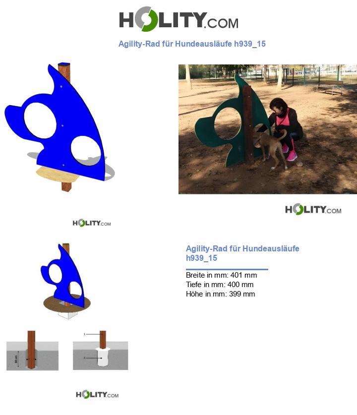 Agility-Rad für Hundeausläufe h939_15