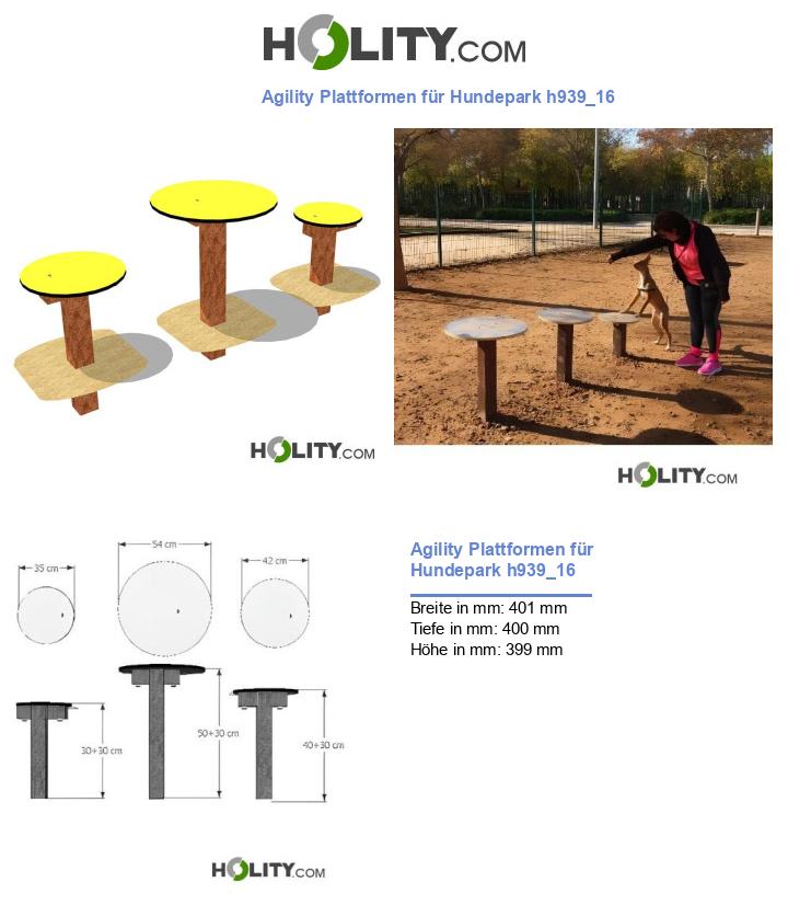 Agility Plattformen für Hundepark h939_16