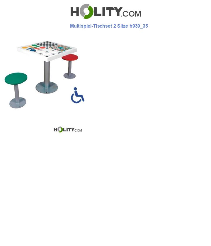 Multispiel-Tischset 2 Sitze h939_35