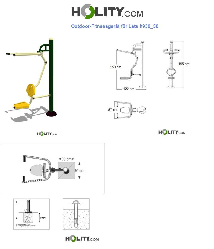 Outdoor-Fitnessgerät für Lats h939_50