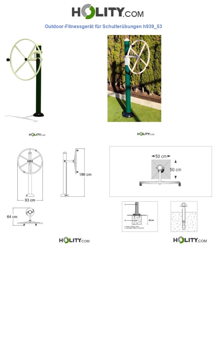Outdoor-Fitnessgerät für Schulterübungen h939_53