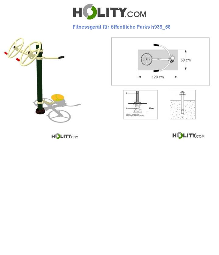 Fitnessgerät für öffentliche Parks h939_58