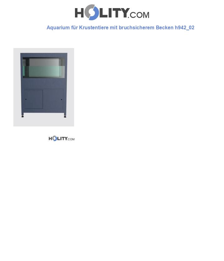 Aquarium für Krustentiere mit bruchsicherem Becken h942_02